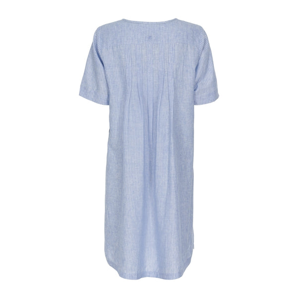 Redgreen Women Daisy Kjole Dresses / Shirts 161 Sky Blue Stripe