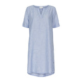 Redgreen Women Daisy Kjole Dresses / Shirts 161 Sky Blue Stripe