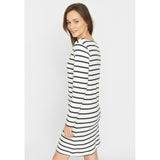 Didde kjole - Off White Stripe