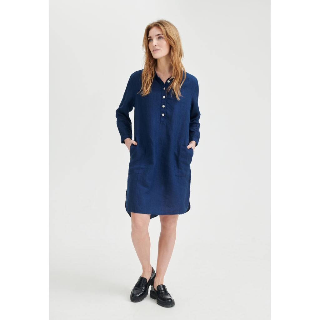 Redgreen Women Dina Skjortekjole Dresses / Shirts 068 Navy