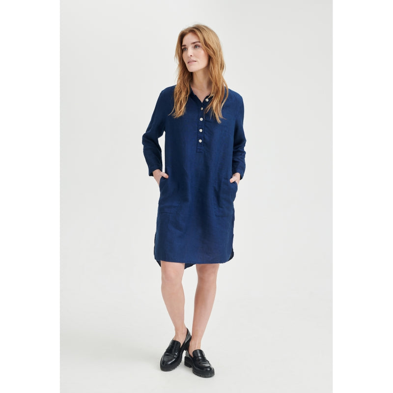 Redgreen Women Dina Skjortekjole Dresses / Shirts 068 Navy