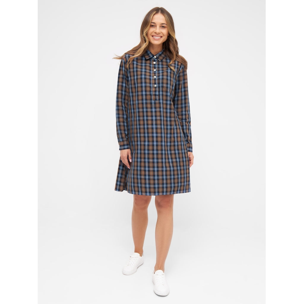 Redgreen Women Dodo Dress Dresses / Shirts 226 Brown Check