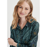 Redgreen Women Doris Shirt Dress Dresses / Shirts 377 Olive Paisley