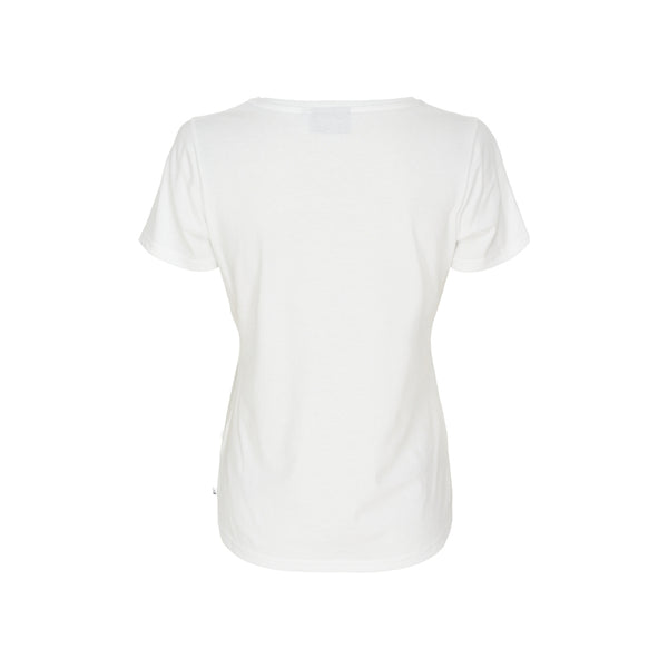 Sea Ranch Dorthea Organic Cotton V-Neck tee T-shirts Pearl