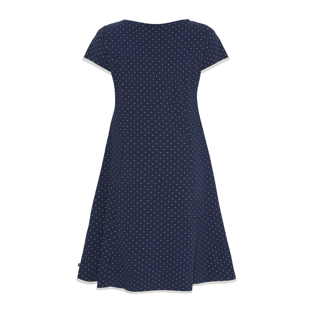 Sea Ranch Dot-Kjole Dresses / Shirts SR Navy / Hvid