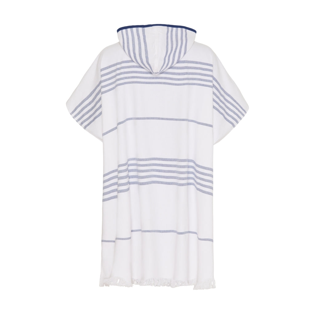 Sea Ranch Dune Strand Poncho Håndklæder Hvid/Mørk Navy