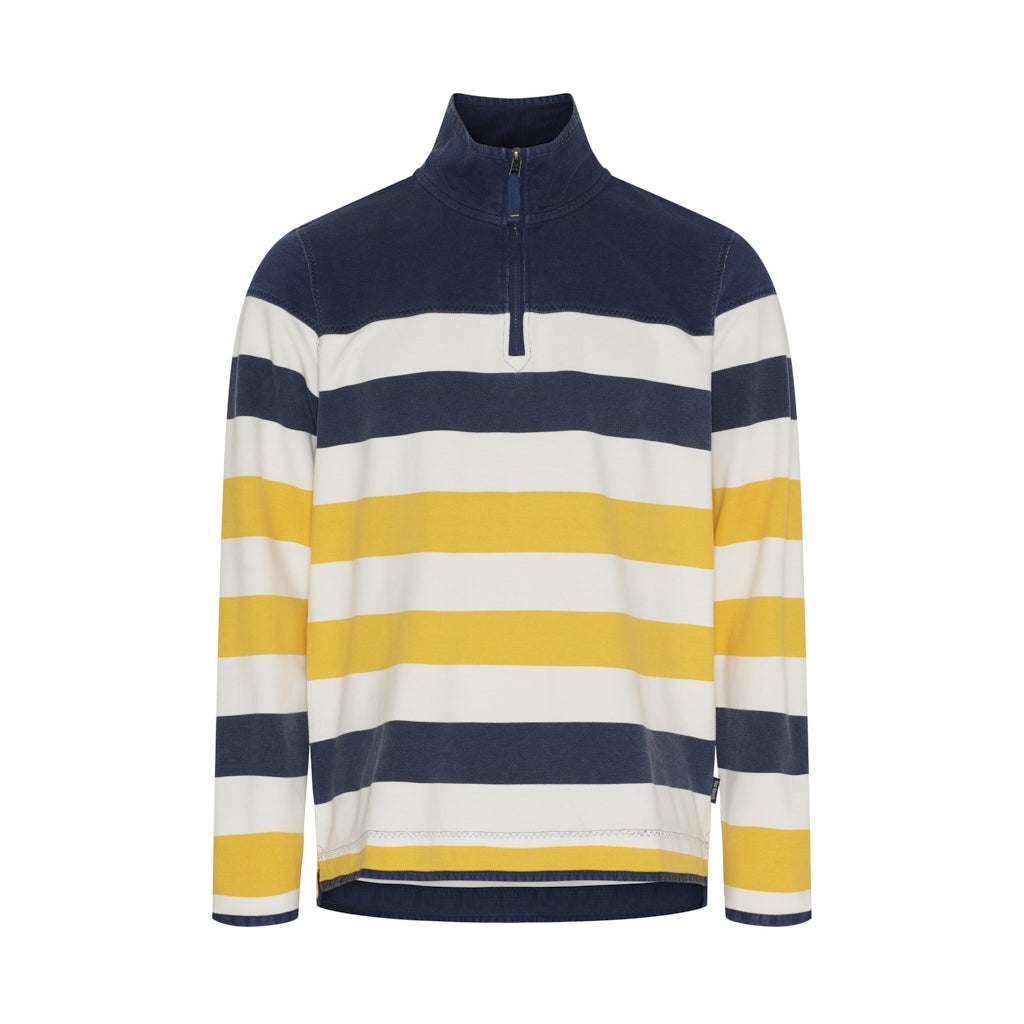 Sea Ranch Ejvind Half Zip Sweat Sweatshirts 1132 Pearl / Warm Yellow