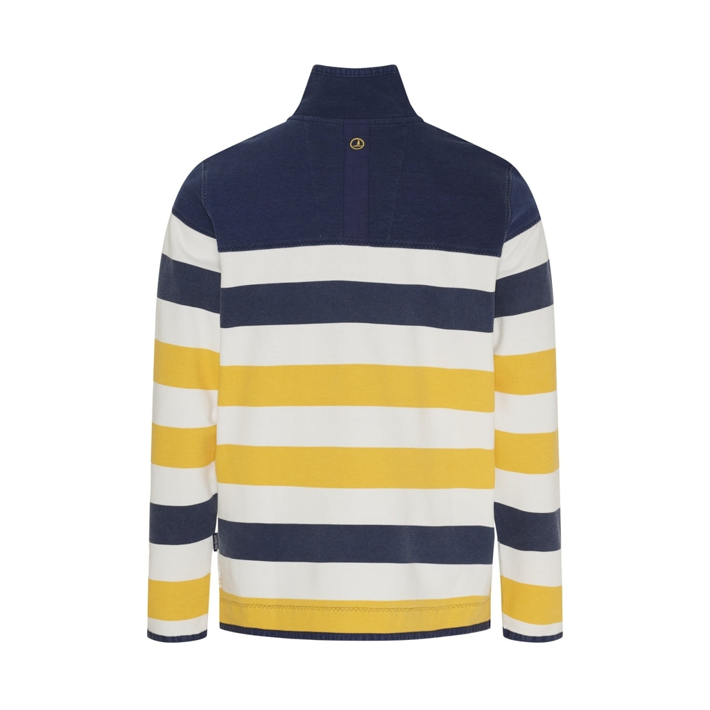 Sea Ranch Ejvind Half Zip Sweat Sweatshirts 1132 Pearl / Warm Yellow