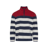 Sea Ranch Ejvind Half Zip Sweat Sweatshirts SR Rød/Pearl/SR Navy