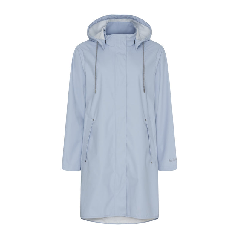 Sea Ranch Elice Regn Frakke Jackets and Coats 4091 Cashmere Blue