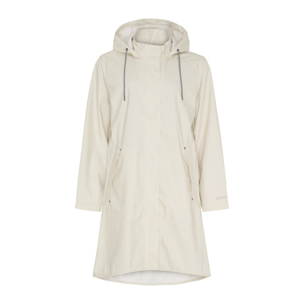 Sea Ranch Elice Regn Frakke Jackets and Coats Råhvid