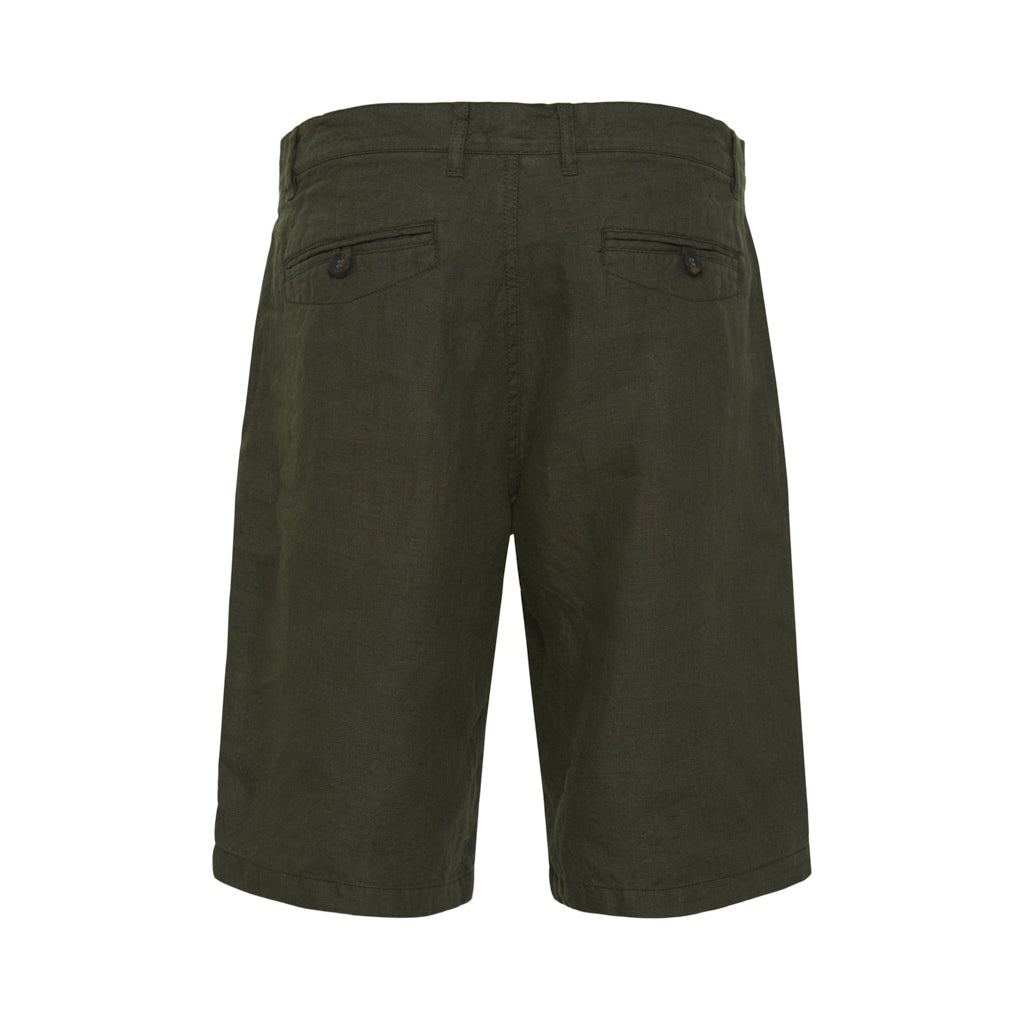 Sea Ranch Elo Linen Shorts Bukser og Shorts Mørke Olive Grøn