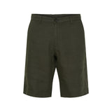 Sea Ranch Elo Linen Shorts Bukser og Shorts Mørke Olive Grøn