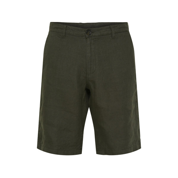 Sea Ranch Elo Linen Shorts Bukser og Shorts Mørke Olive Grøn