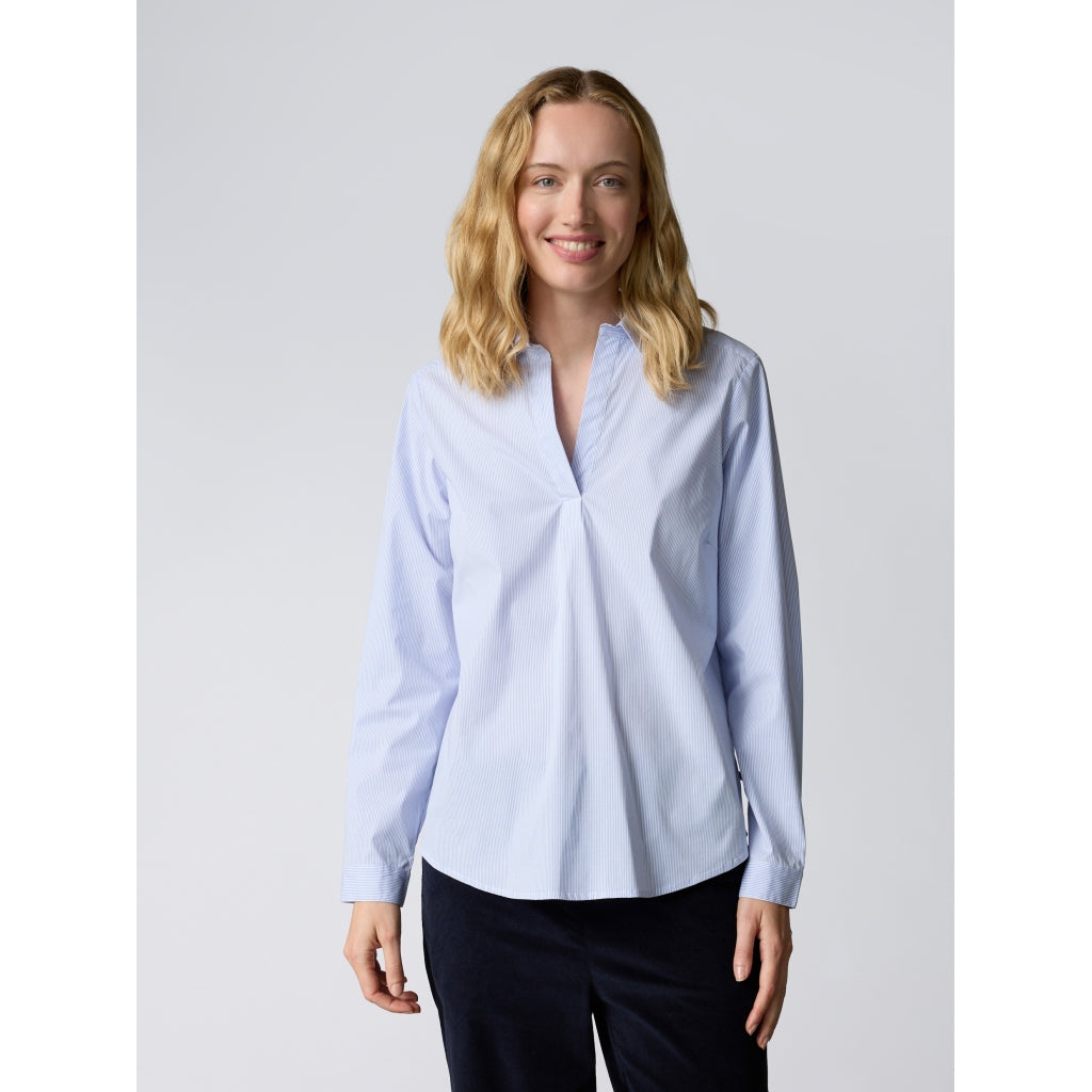 Redgreen Women Freya skjorter Skjorter 162 Light Blue Stripe