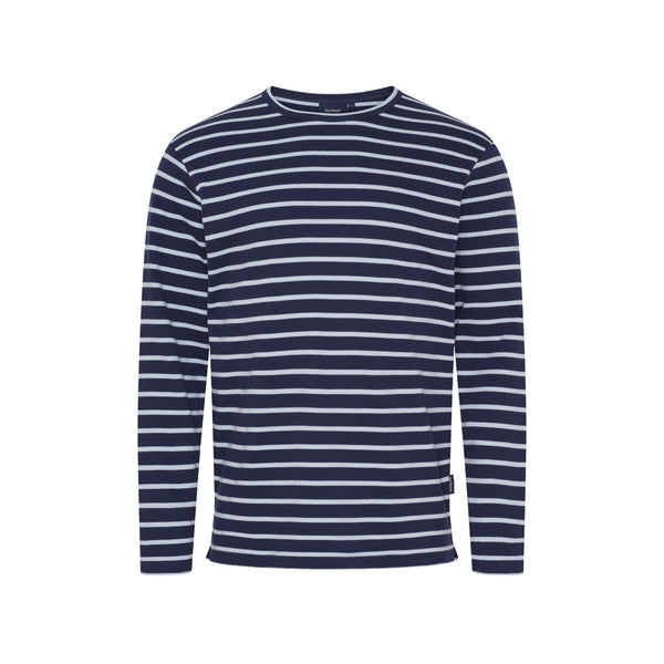 Sea Ranch Grenaa Stribet Langærmet T-shirt Langærmet Tee 4246 SR Navy / Blue Fog