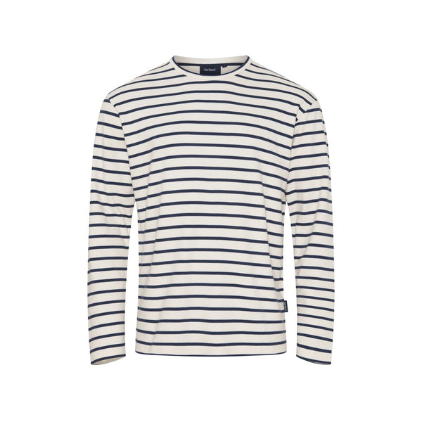 Sea Ranch Grenaa Stribet Langærmet T-shirt Langærmet Tee Ecru/SR Navy