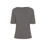 Redgreen Women Hedy kortærmet t-shirt T-shirts 123 Sand Stripe