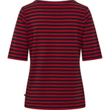 Redgreen Women Hedy kortærmet t-shirt T-shirts 146 Mid Red Stripe