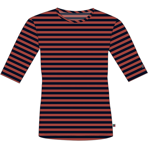 Redgreen Women Hedy kortærmet t-shirt T-shirts 146 Mid Red Stripe