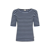 Redgreen Women Hedy kortærmet t-shirt T-shirts 161 Sky Blue Stripe
