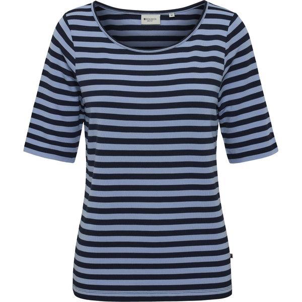 Redgreen Women Hedy kortærmet t-shirt T-shirts 161 Sky Blue Stripe