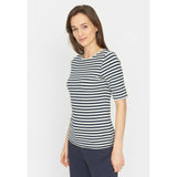 Redgreen Women Hedy kortærmet t-shirt T-shirts 168 Navy Stripe