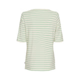 Redgreen Women Hedy kortærmet t-shirt T-shirts 170 Green Pastel Stripe