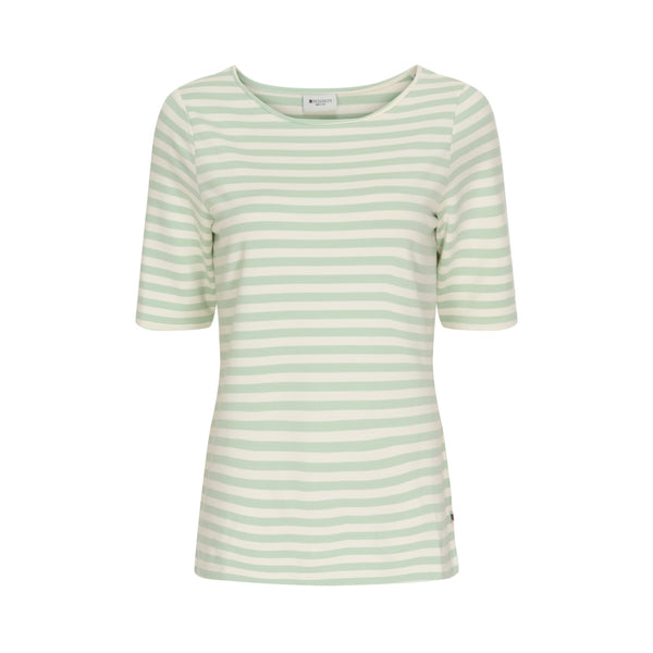 Redgreen Women Hedy kortærmet t-shirt T-shirts 170 Green Pastel Stripe