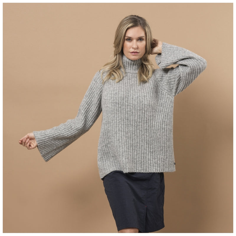 Sea Ranch Hella Knit Strik Grå Melange