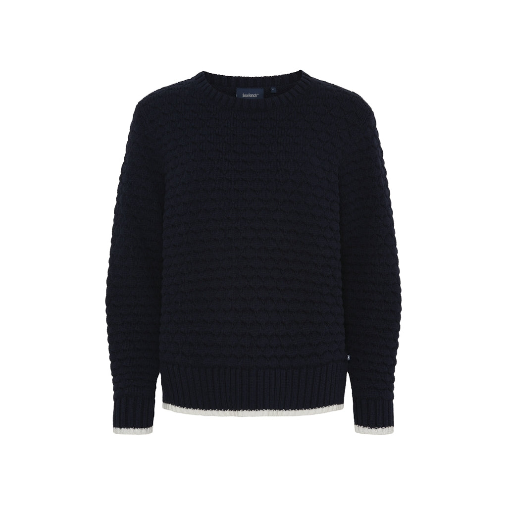 Sea Ranch Janey bubble Knit Strik SR Navy