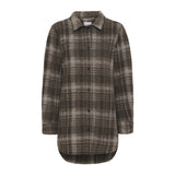 Sea Ranch Janice Overshirt Jackets and Coats Mørkebrun