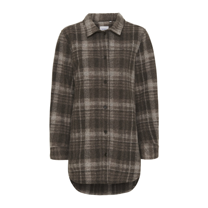 Sea Ranch Janice Overshirt Jackets and Coats Mørkebrun