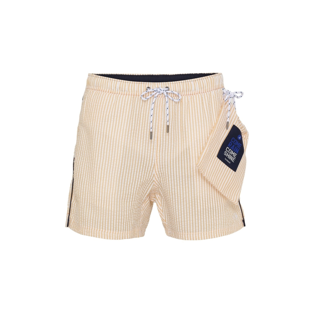 Sea Ranch Jeppe Swimshorts Badeshorts 2507 Bright Orange / White