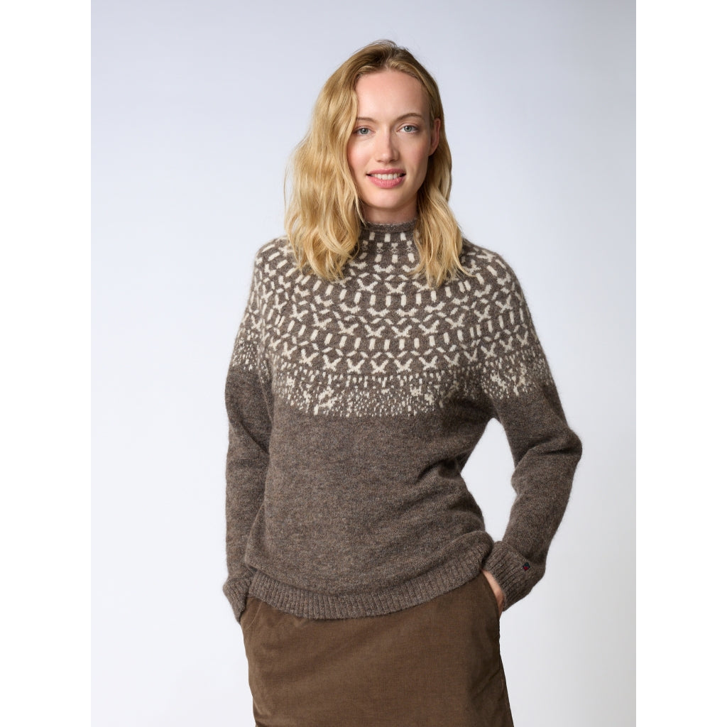 Redgreen Women Jesebel Knit Strik 429 Dark Brown Melange