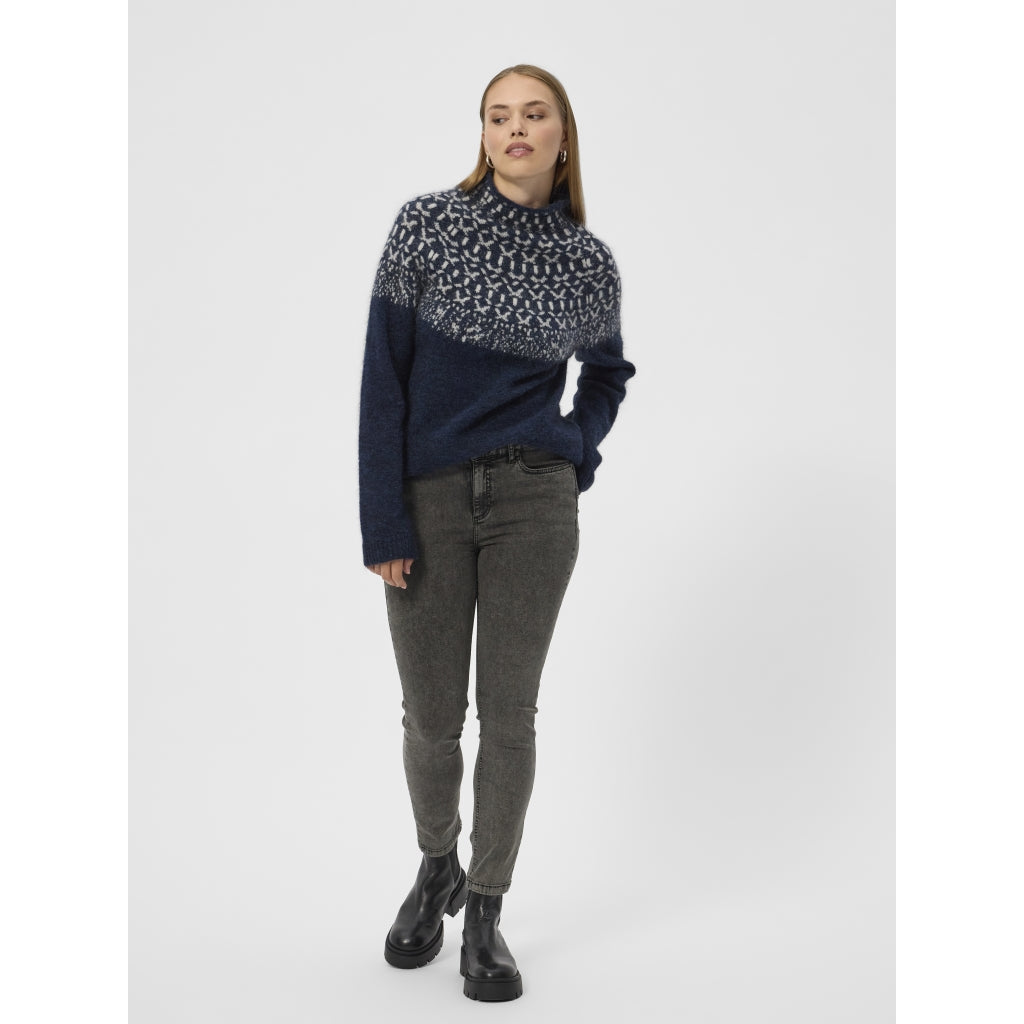 Redgreen Women Jesebel Knit Strik Navy Mønster