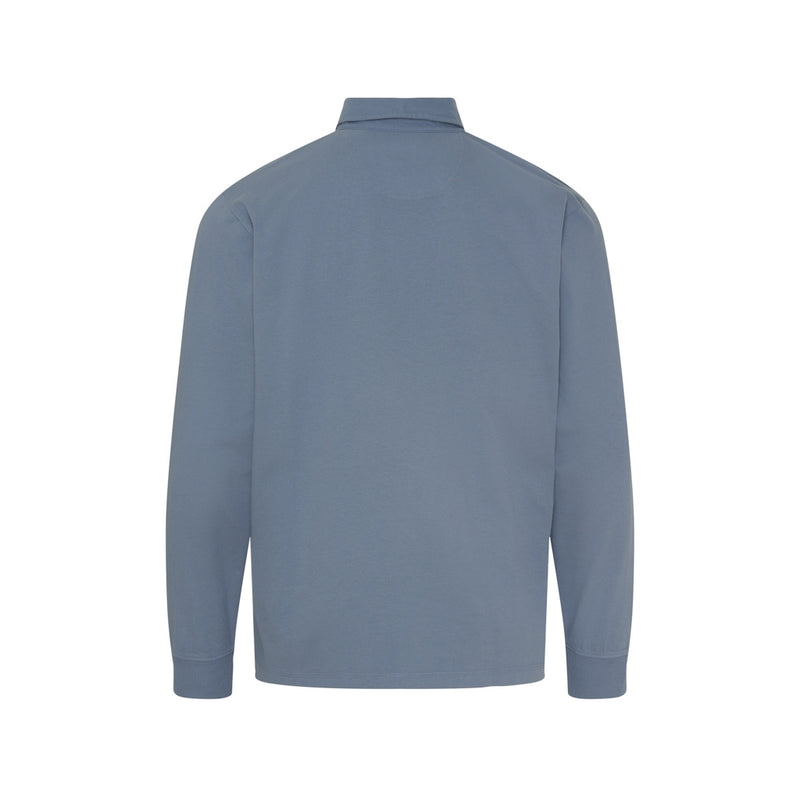 Sea Ranch Karl Rugby Langærmet Tee Dæmpet Pastel Blå