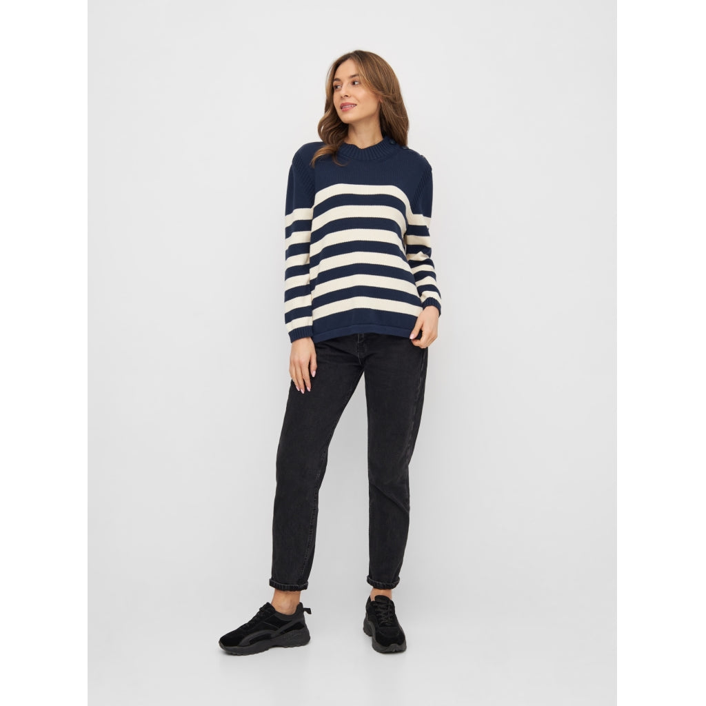 Redgreen Women Kathleen Knit Strik 169 Dark Navy Stripe