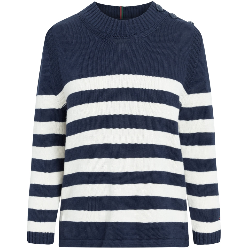 Redgreen Women Kathleen Knit Strik 169 Dark Navy Stripe