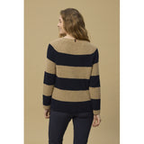 Redgreen Women Kimberly Knit Strik 124 Mid Sand Stripe