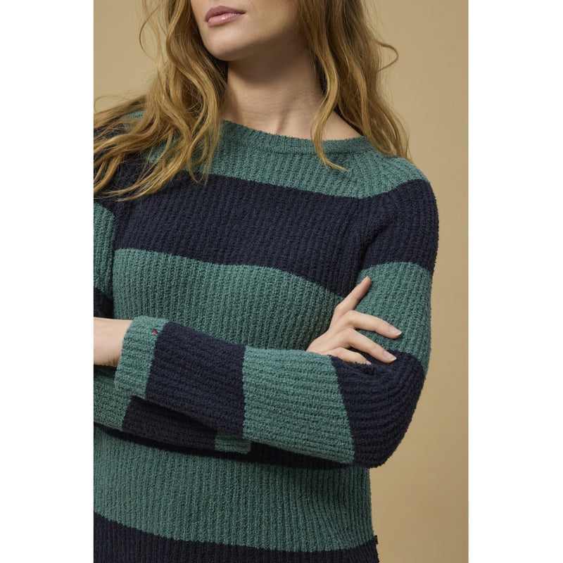 Redgreen Women Kimberly Knit Strik 176 Mid Green Stripe