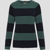 Redgreen Women Kimberly Knit Strik 176 Mid Green Stripe