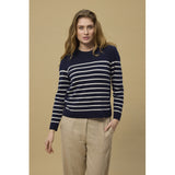 Redgreen Women Kirsty Knit Strik 169 Dark Navy Stripe