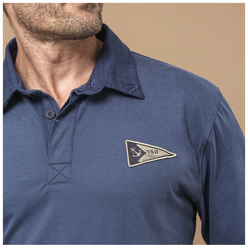 Sea Ranch Klaes Rugby Langærmet Tee Blå