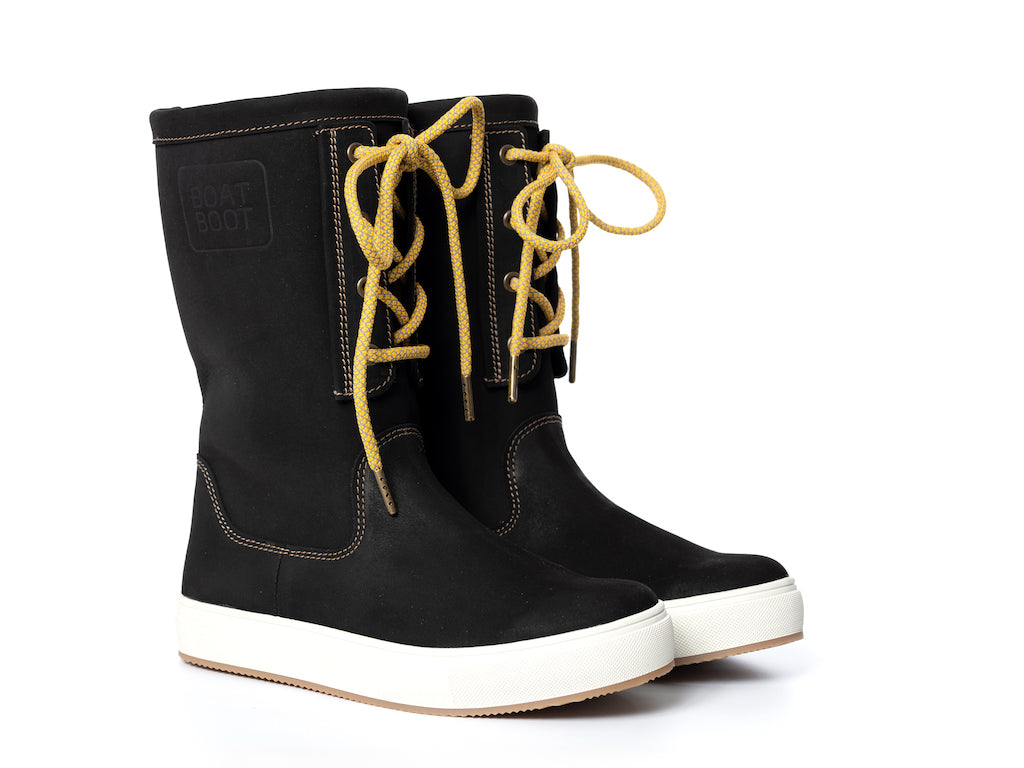 Boat Boot Laceup Navy Leather Fodtøj Navy