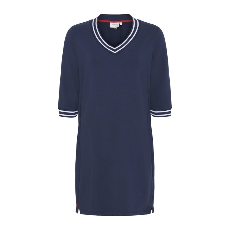 Sea Ranch Lilja V-Neck Kjole Dresses / Shirts SR Navy