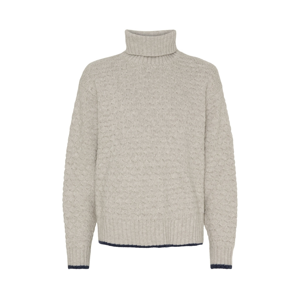 Sea Ranch Lotte Roll Neck Strik Råhvid