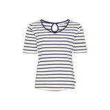 Sea Ranch Lou Tee T-shirts Perle/SR Navy