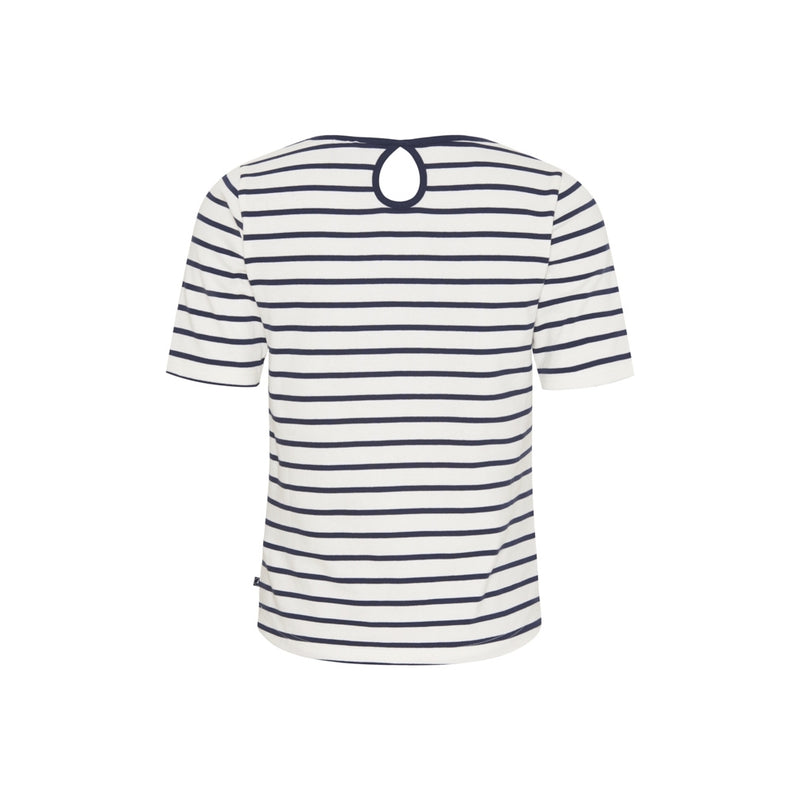 Sea Ranch Lou Tee T-shirts Perle/SR Navy