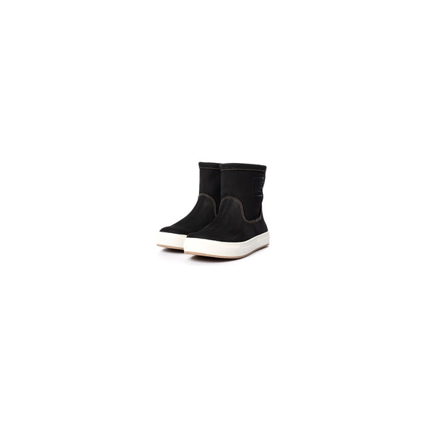 Boat Boot Lowcut Black Leather Fodtøj Sort